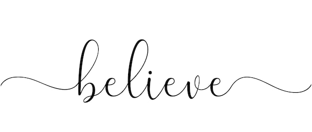 Believe…